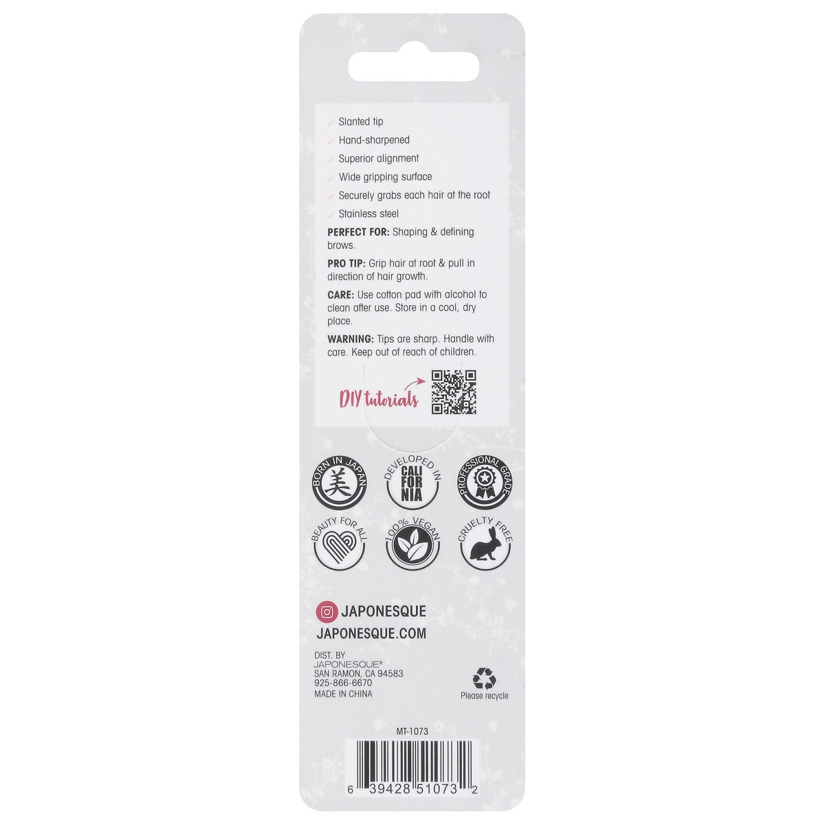 slide 3 of 12, Japonesque Expert Slant Tweezer 1 ea, 1 ct