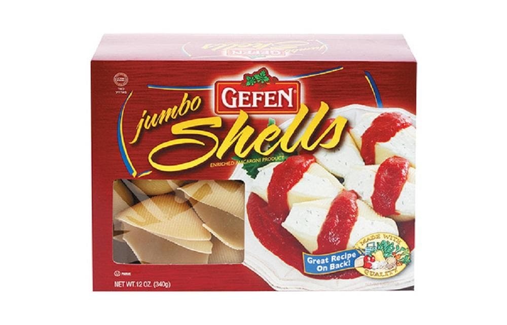 slide 1 of 1, Gefen Jumbo Shells, 12 oz