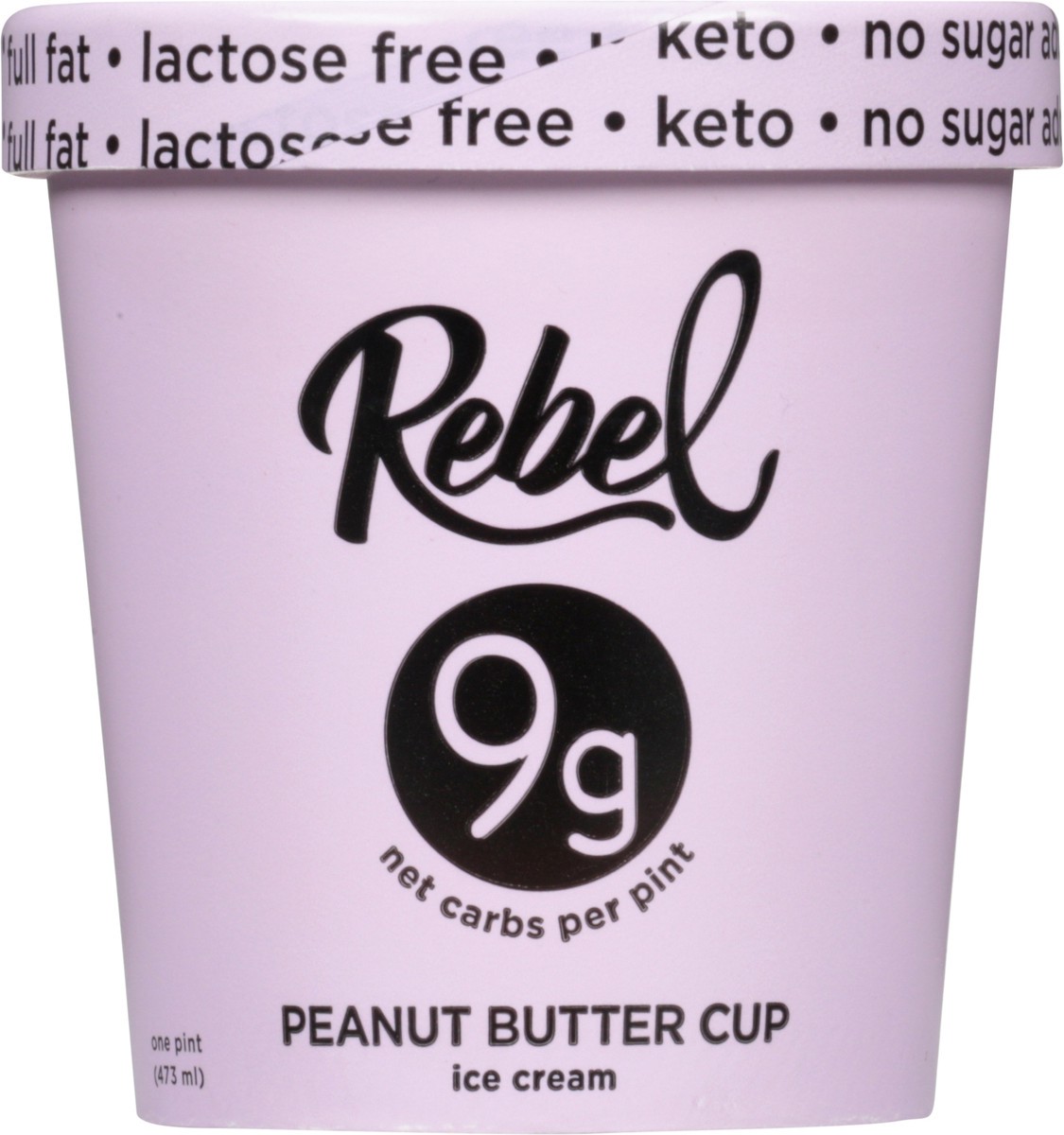 slide 8 of 12, Rebel Peanut Butter Cup Ice Cream 1 pt, 1 pint