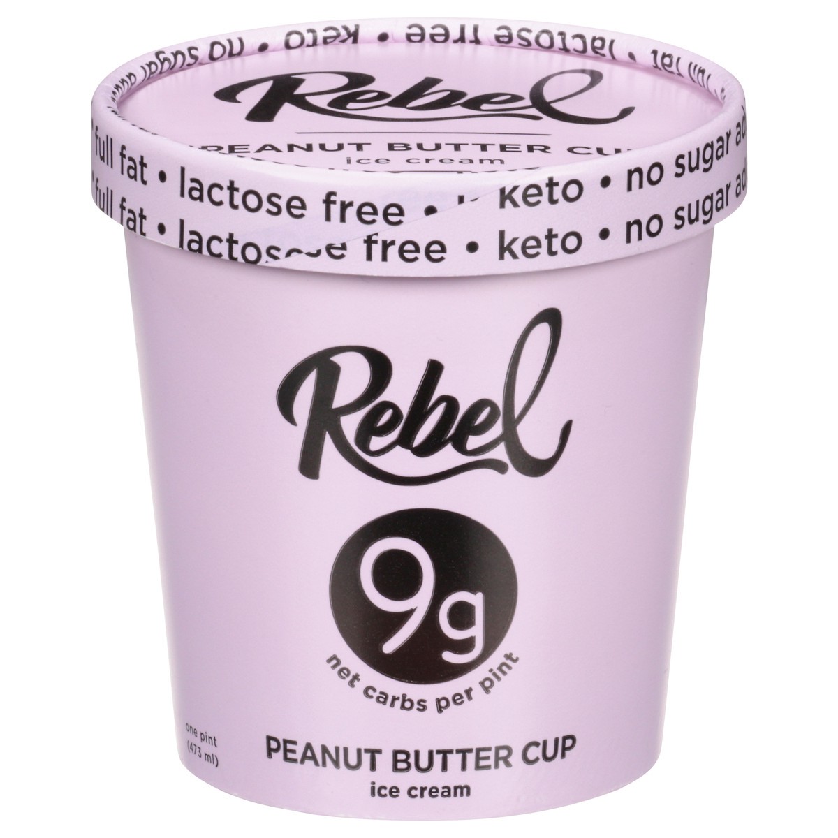 slide 1 of 12, Rebel Peanut Butter Cup Ice Cream 1 pt, 1 pint