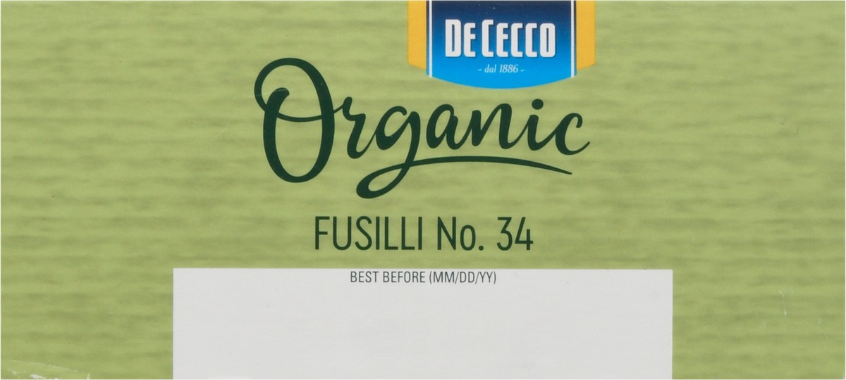 slide 5 of 13, De Cecco Organic Pasta Fusilli, 12 oz