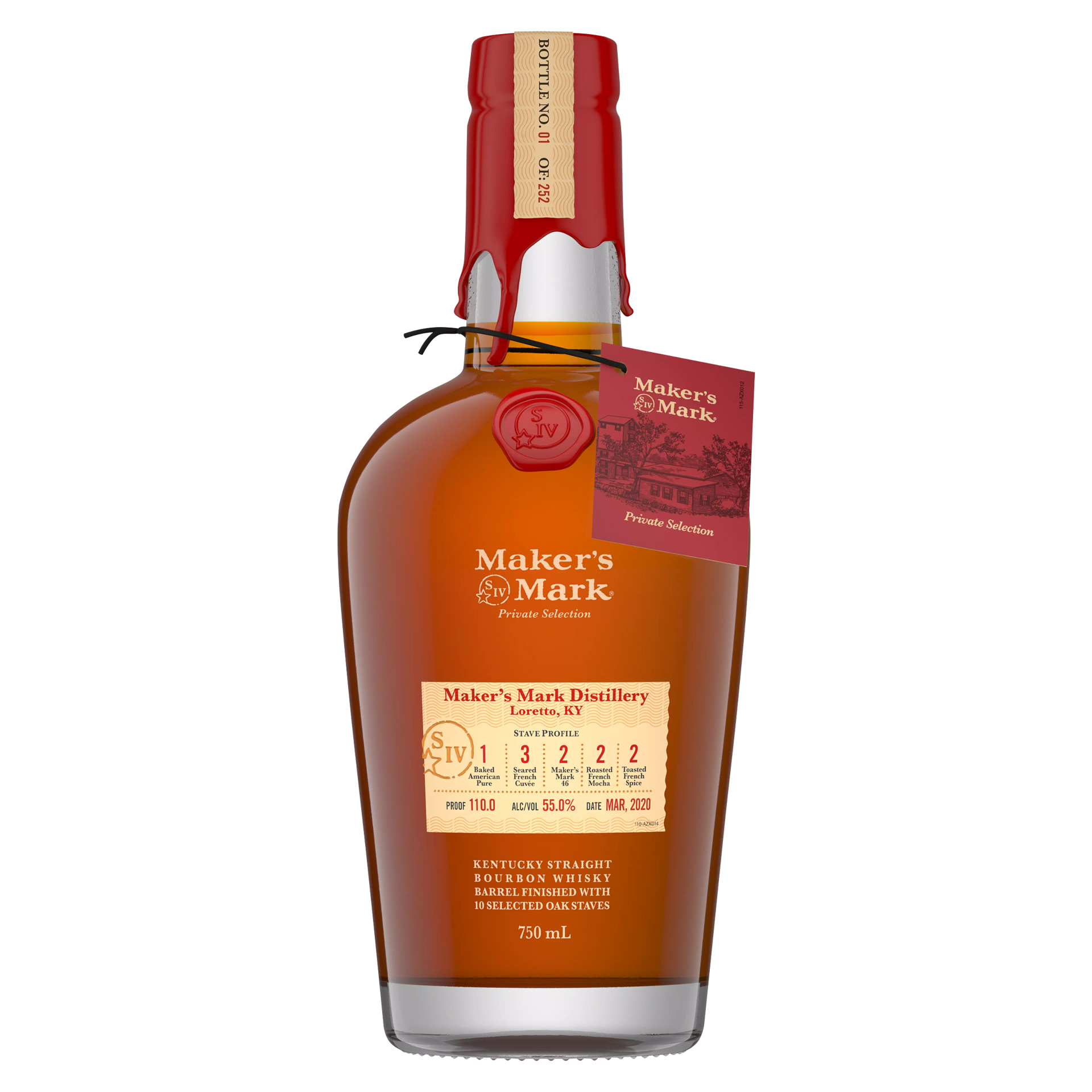 slide 2 of 2, Maker's Mark Private Select Kentucky Straight Bourbon Whisky 750 ml, 750 ml