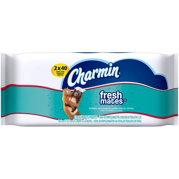 slide 1 of 1, Charmin Freshmt Cloths Refill, 80 ct