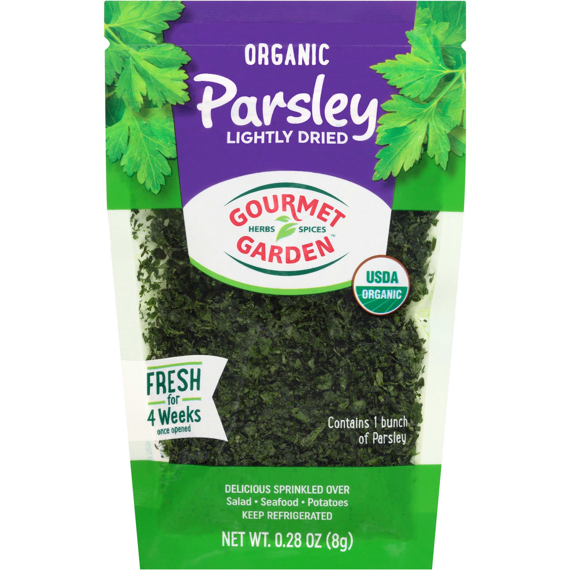 slide 1 of 5, Gourmet Garden Lightly Dried Organic Parsley Pouch, 0.28 oz, 0.28 oz