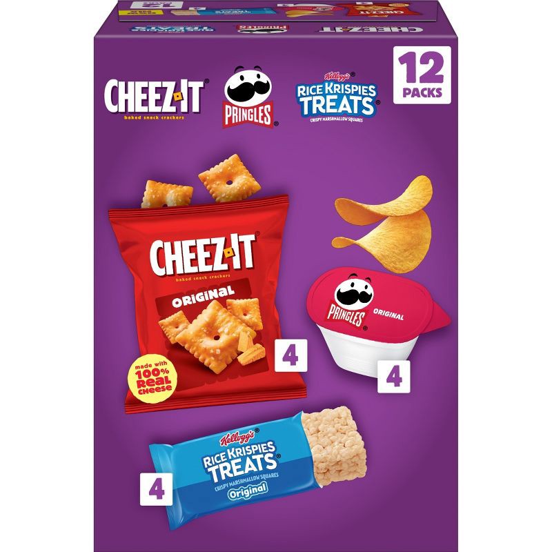 slide 1 of 7, Kellogg's Snacks Rice Krispies Treats Snacks Variety Pack - 12ct, 12 ct