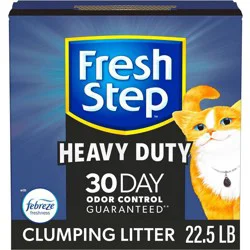 Fresh Step Heavy Duty 30-Day Clumping Scented Odor Control Cat Litter - 22.5lbs