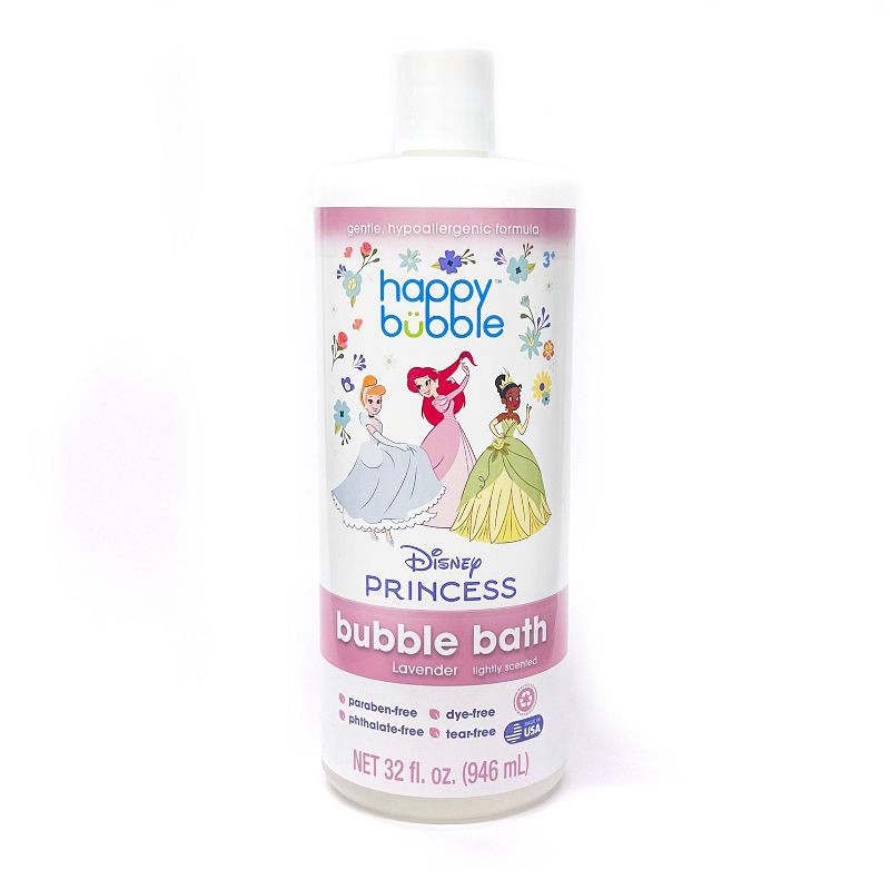slide 1 of 3, Disney Princess Happy Bubble Bath - 32 fl oz, 32 fl oz