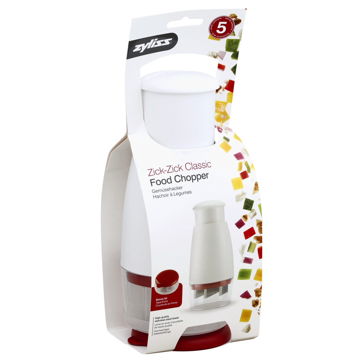 slide 3 of 3, Zyliss Zickzick Food Chopper, 1 ct