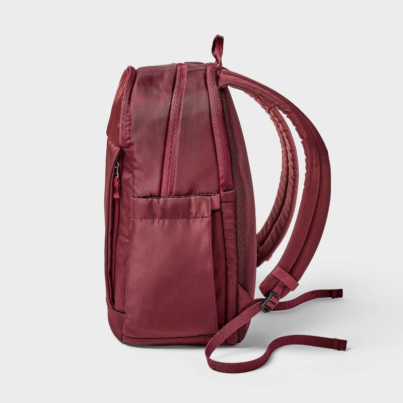 slide 4 of 4, 21L Lifestyle Backpack - All In Motion™ Maroon: Fits 15'' Laptop, Water Repellent, 21 liter