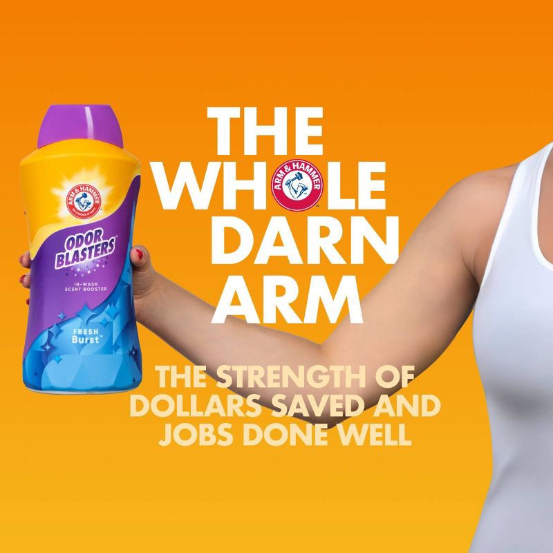 slide 3 of 10, Arm & Hammer In Wash Freshness Booster Odor Blasters - 45oz, 45 oz