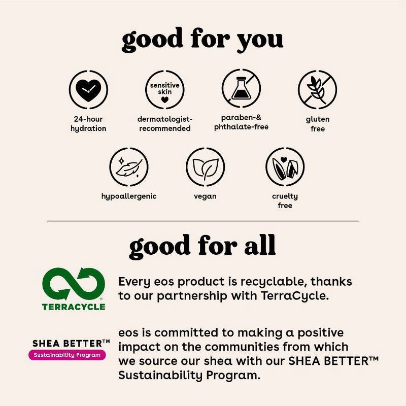 slide 7 of 7, eos Mini Body Lotion - Fresh & Cozy - Travel Size - 2.5 fl oz, 2.5 fl oz