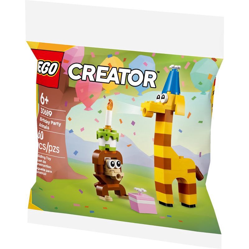 slide 3 of 5, LEGO Creator Birthday Party Animals Building Kit 30689, 1 ct