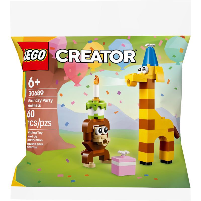 slide 4 of 5, LEGO Creator Birthday Party Animals Building Kit 30689, 1 ct