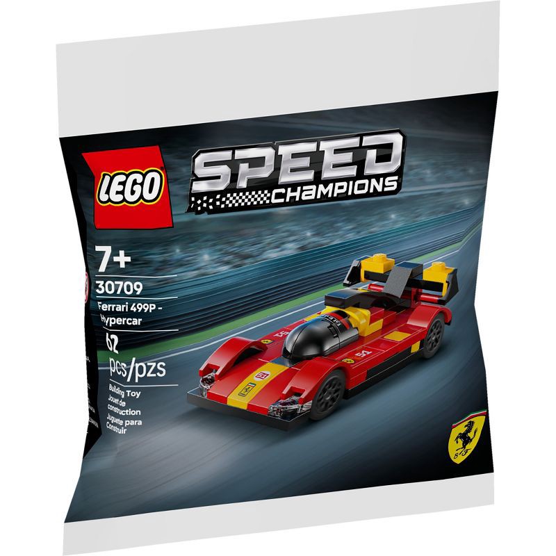 slide 1 of 5, LEGO Speed Champions Ferrari 499P - Hypercar Building Toy 30709, 1 ct