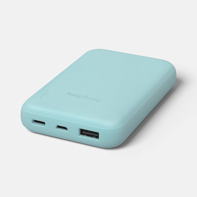 slide 1 of 3, 5000mAh Power Bank - heyday™ Spring Teal Blue, 1 ct