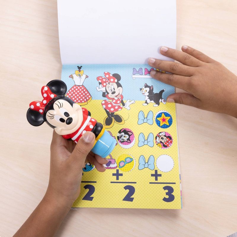 slide 2 of 9, Melissa & Doug Sticker WOW! 24-Page Activity Pad and Sticker Stamper with 300 Stickers - Disney Minnie Mouse: Stickers, Favorite Character Theme, 1 ct