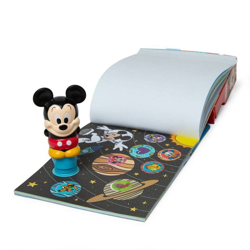 slide 4 of 7, Melissa & Doug Mickey Mouse Activity Pad & Sticker Stamper, 1 ct
