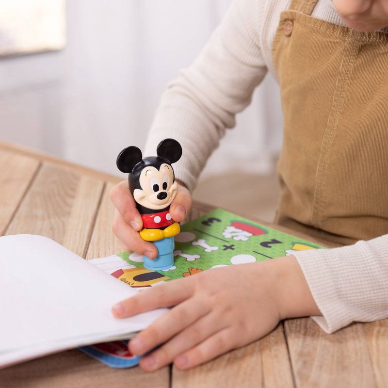 slide 6 of 7, Melissa & Doug Mickey Mouse Activity Pad & Sticker Stamper, 1 ct