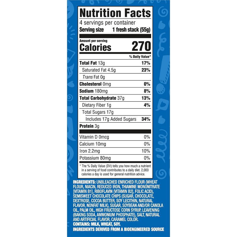 slide 5 of 16, Chips Ahoy! Fresh Stacks Original Chocolate Chip Cookies Travel Snacks - 7.65oz, 7.76 oz