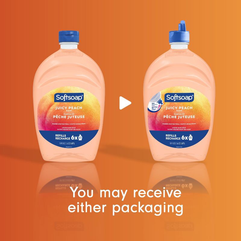 slide 3 of 16, Softsoap Hand Soap - Juicy Peach - 50oz, 50 oz
