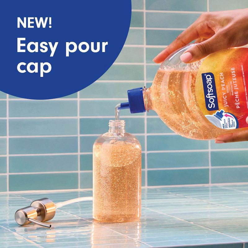 slide 4 of 16, Softsoap Hand Soap - Juicy Peach - 50oz, 50 oz