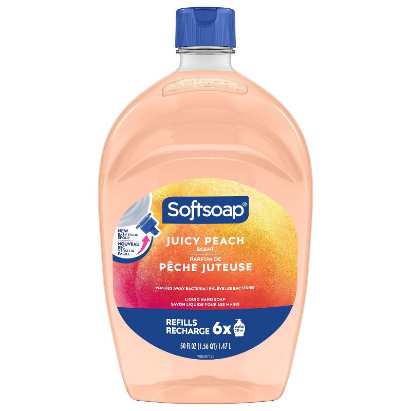slide 11 of 16, Softsoap Hand Soap - Juicy Peach - 50oz, 50 oz