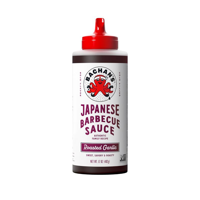 slide 1 of 7, Bachan's Roasted Garlic Japanese BBQ Sauce - 17oz, 17 oz