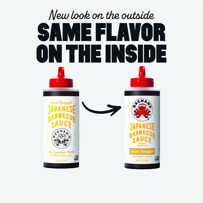 slide 4 of 7, Bachan's Sweet Pineapple Japanese BBQ Sauce - 16.5oz, 16.5 oz