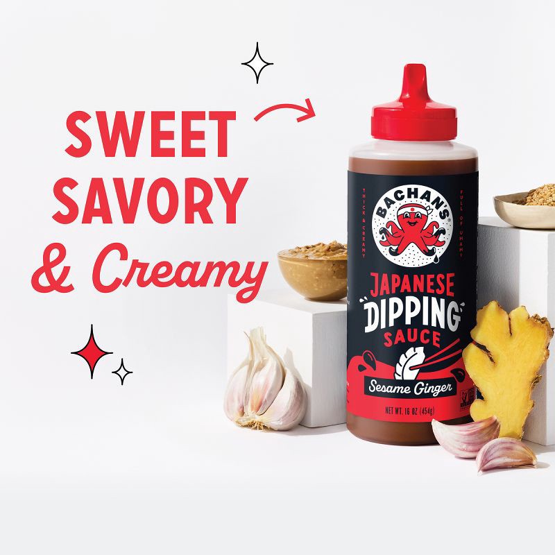 slide 4 of 8, Bachan's Original Dipping Sauce - 16oz, 16 oz