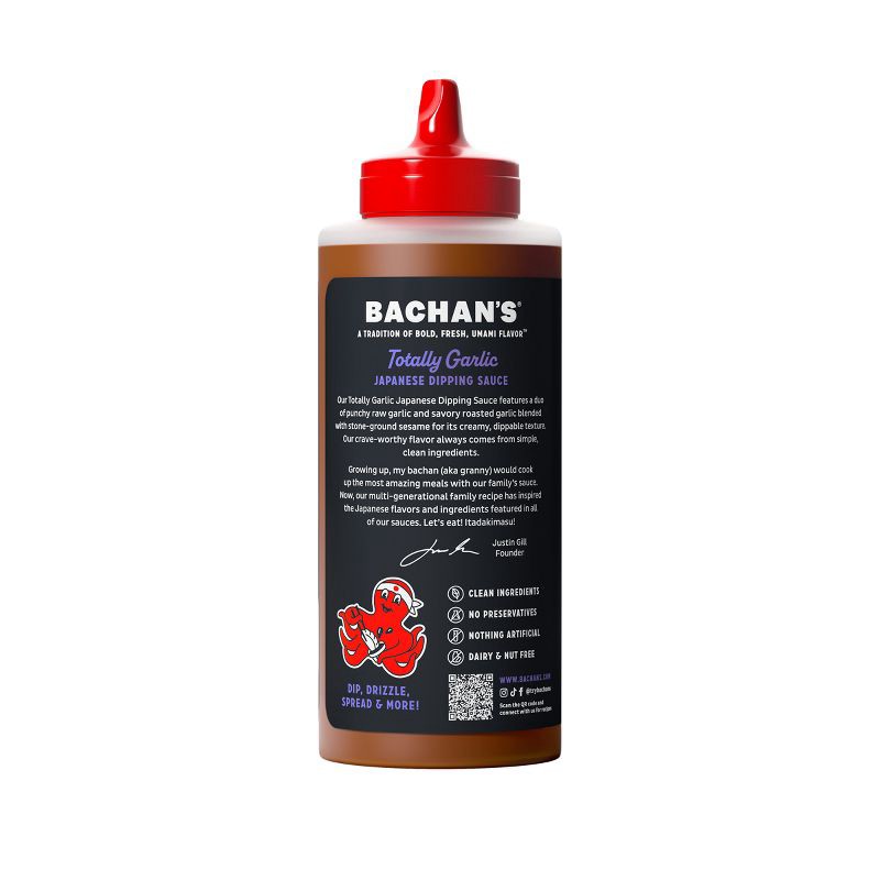 slide 3 of 7, Bachan's Garlic Dipping Sauce - 15.5oz, 15.5 oz