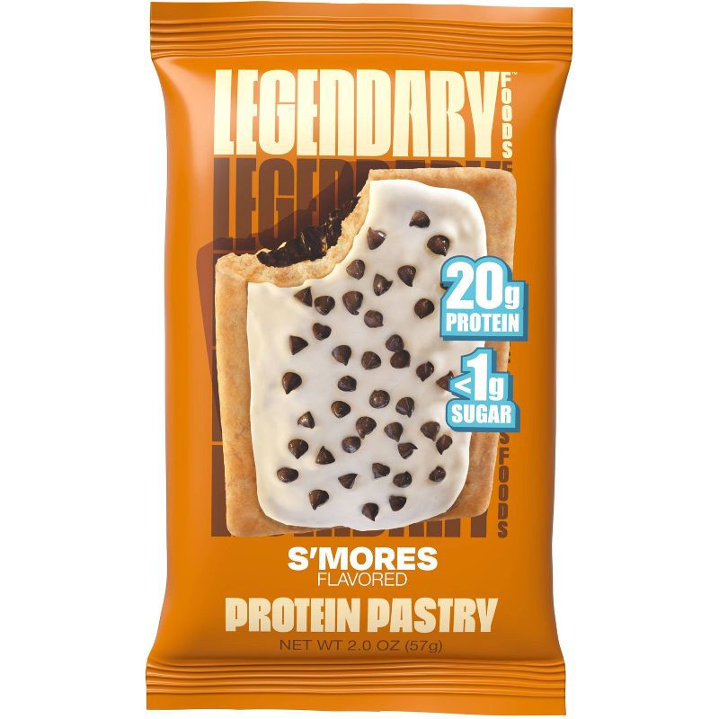 slide 4 of 5, Legendary Foods Gluten Free and Keto Friendly Protein Pastry - S'mores - 8oz/4ct, 4 ct; 8 oz