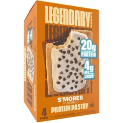 Legendary Foods Gluten Free and Keto Friendly Protein Pastry - S'mores - 8oz/4ct