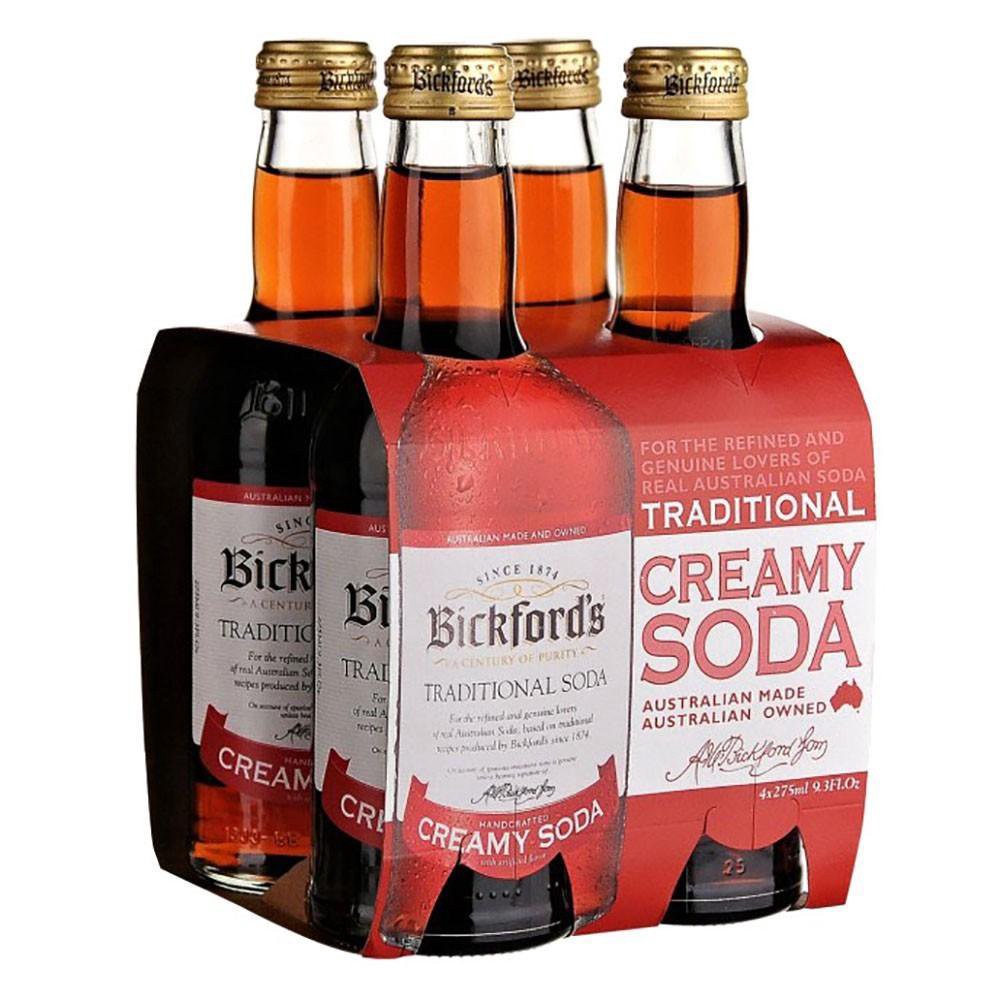 slide 1 of 1, Bickford's Creamy Soda, 4 ct