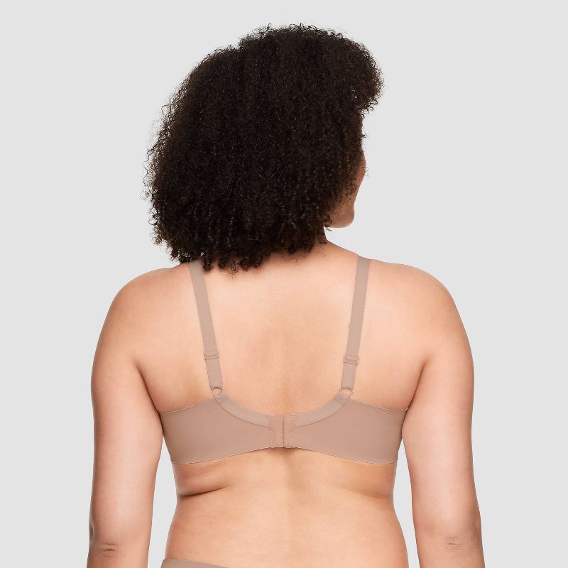 slide 3 of 6, Simply Perfect by Warner's Women's Side and Underarm Smoothing Lace Unlined Bra - Light Beige 36C: Medium Support, Adjustable Straps, 1 ct