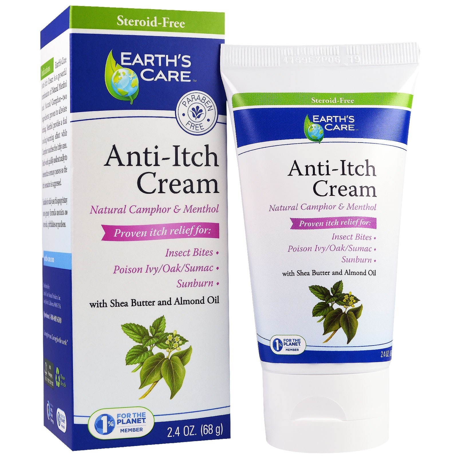 slide 1 of 1, Earth's Care Anti Itch Cream, 1 oz