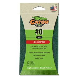Rustoleum Gator Synthetic Steel Wool Green Scuff Pad