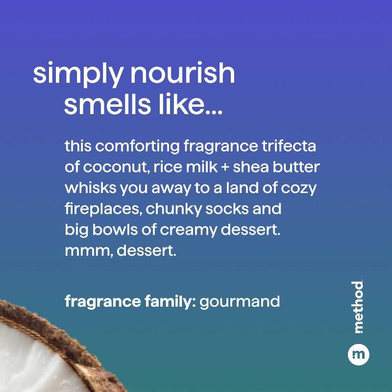 slide 3 of 6, Method Simply Nourish Moisturizing Conditioner - Sulfate & Silicone Free - Travel Size - 3.4 fl oz, 3.4 fl oz