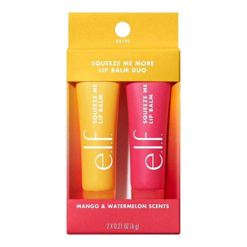 slide 9 of 11, e.l.f. Squeeze Me More Lip Balm Duo - Mango & Watermelon - 2ct, 2 ct