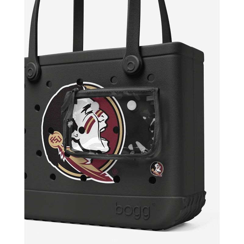 slide 5 of 5, NCAA Florida State Seminoles Bogg Bag: Vinyl Shoulder Handbag with Team Logo, 1 ct