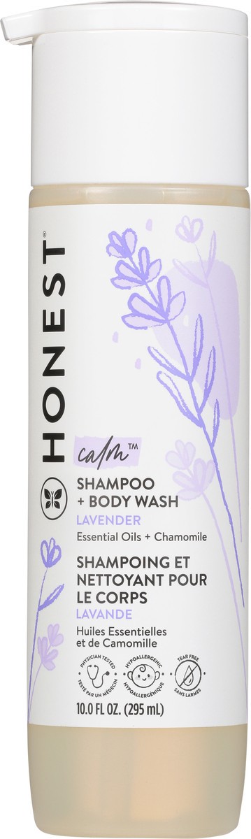 slide 3 of 9, Honest Calm Lavender Shampoo + Body Wash 10.0 fl oz, 10 fl oz