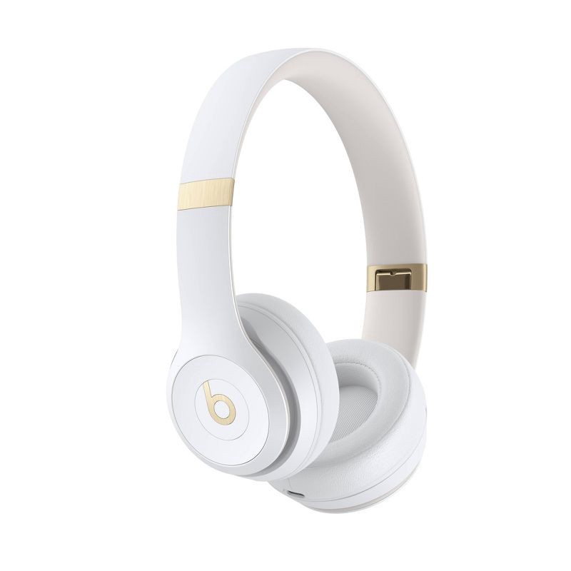slide 4 of 7, Beats Solo 4 Bluetooth Wireless On-Ear Headphones - Warm White, 1 ct