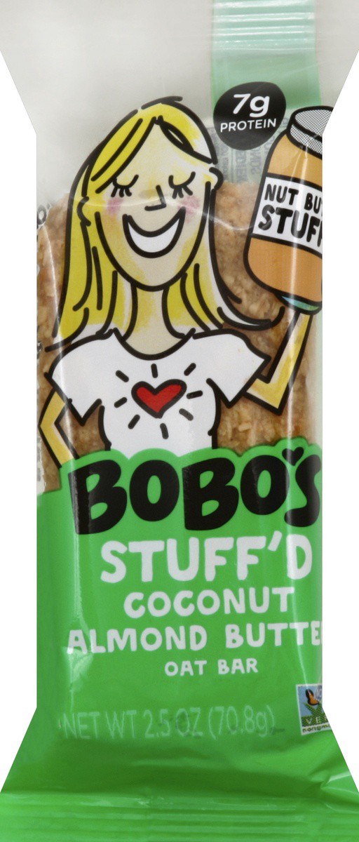 slide 5 of 5, Bobo's Oat Bar Stuffed Ccnut Almnd, 2.5 oz