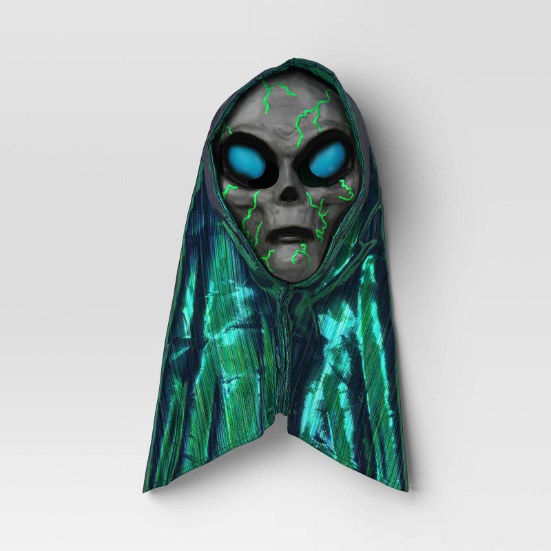slide 2 of 3, Adult Light Up and Glow under Blacklight Alien Mask - Hyde and EEK! Boutique™, 1 ct