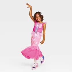 Kids' Pink Mermaid Costume Accessory Set - Hyde and EEK! Boutique™ L