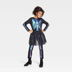 Kids' Skeleton Ballerina Costume - Hyde and EEK! Boutique™ L