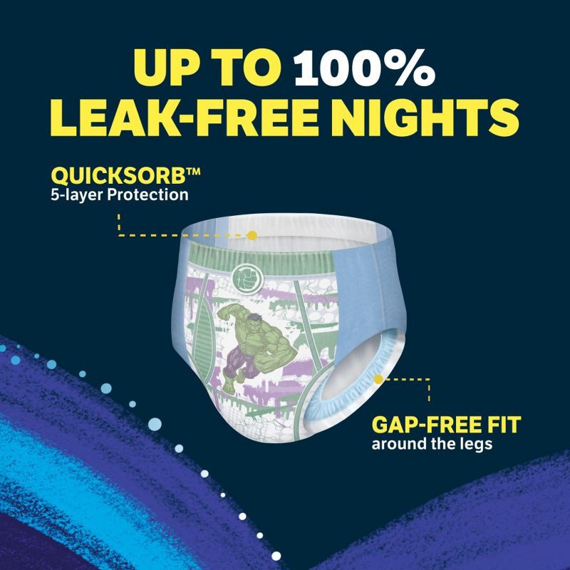 slide 3 of 8, Goodnites Boys' Disposable Nighttime Underwear - Size S/M - 14ct, 14 ct