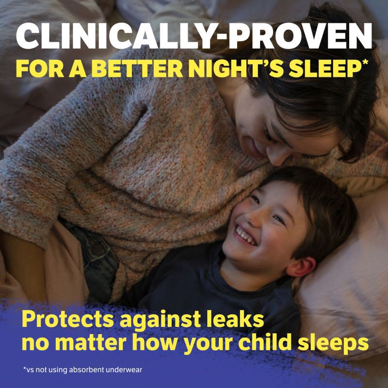 slide 4 of 8, Goodnites Boys' Disposable Nighttime Underwear - Size S/M - 14ct, 14 ct