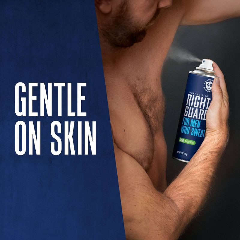 slide 6 of 8, Right Guard Sport Spray Antiperspirant & Deodorant - Fresh Scent - 6oz/2pk, 2 ct; 6 oz