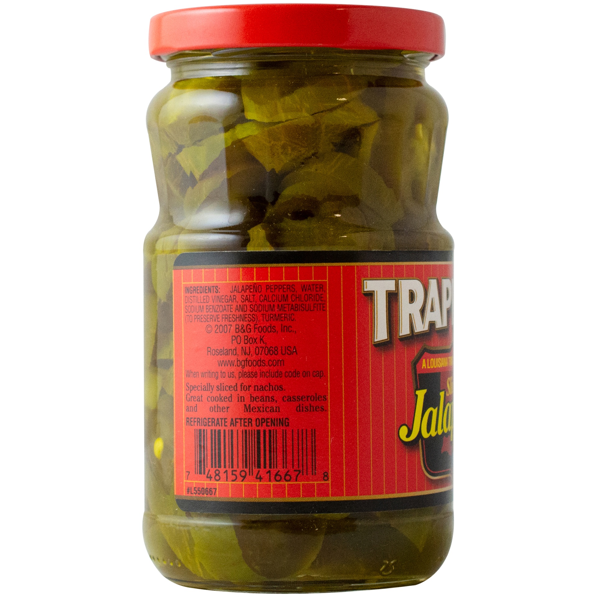 slide 3 of 6, Trappey's Jalapeno Peppers Sliced, 12 fl oz