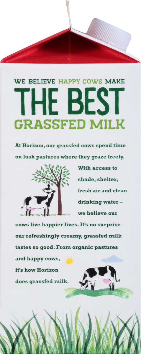 slide 2 of 12, Horizon Organic Grassfed 2% Reduced Fat Milk with Vitamin D, Half Gallon, 64 fl oz